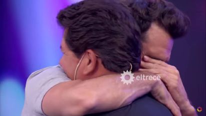 La emoción de Hernán Drago al ver a su doble en Bienvenidos a bordo