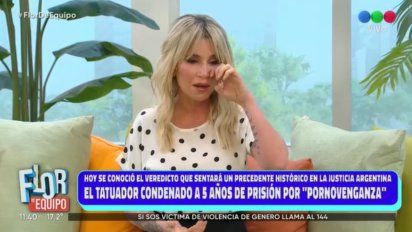 Flor Peña no puedo evitar las lágrimas cuando recordó la filtración de su video íntimo