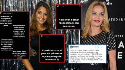 ¡Indignada! Eliana Guercio respondió a los mensajes que la acusaban de atacar a la mujer de Messi
