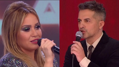 Karina tuvo un fuerte cruce con Ángel de Brito