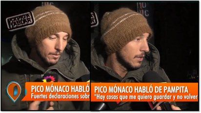 Pico Mónaco habló de su relación con Pampita: ¿Están separados?