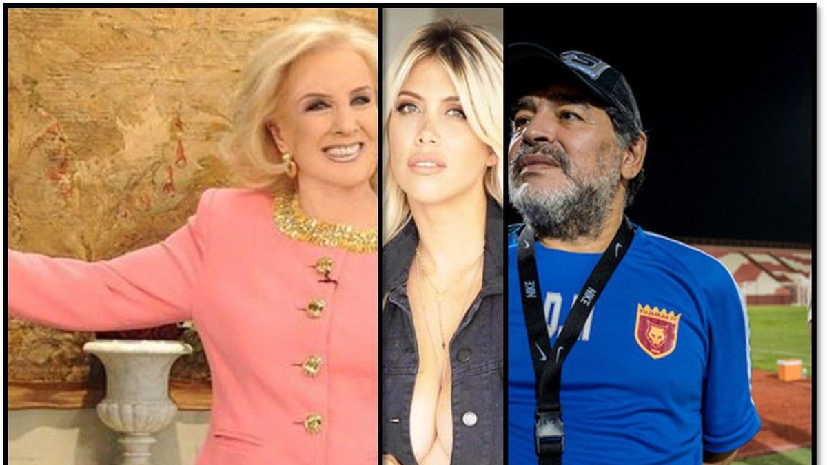 Mirtha contó que escuchó a Maradona y Wanda Nara teniendo sexo: No se podía  dormir del ruido