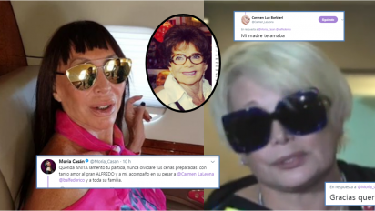 El emotivo mensaje de Moria y la respuesta de Carmen, tras la muerte de su madre