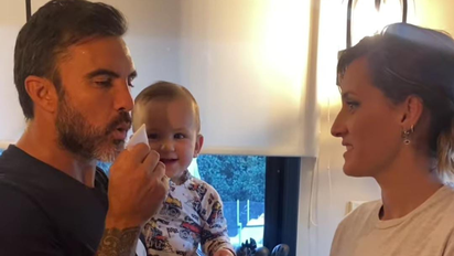 La broma que Fabián Cubero le hizo a Mica Viciconte con Luca de cómplice