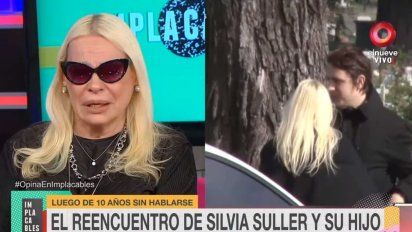 Desconsolada, Silvia Süller contó cómo fue el reencuentro con su hijo Cristian y teme no volver a verlo