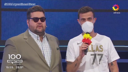 Diego Leuco visitó 100 Argentinos Dicen y Darío Barassi preguntó: 