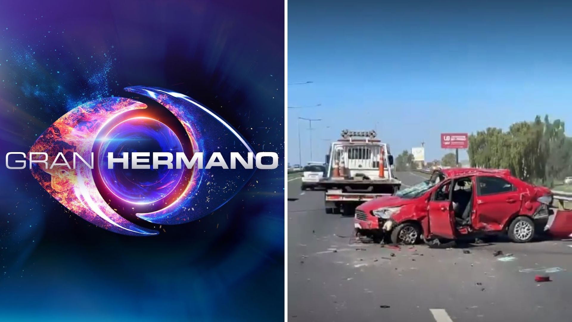Así quedó el auto de una ex Gran Hermano tras un terrible accidente