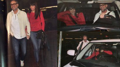 Jorge Rial y Romina Pereiro juntos en el cine: todas las imágenes