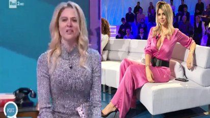 Una cómica italiana imitó a Wanda Nara: sus llantos, sus gestos y declaraciones