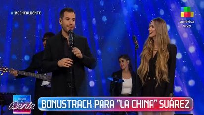 La China Suárez y Fer Dente cantaron juntos un hit de 