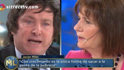 Patricia Bullrich y Javier Milei se dijeron de todo en 