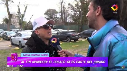 Qué dijo El Polaco de su faltazo a las primeras grabaciones de 
