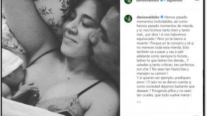Daniel Osvaldo apoya a su ex Jimena Barón con un fuerte mensaje: ''te banco a muerte, no mereces toda esta mier..''