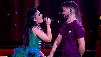 Marcelo Tinelli mandó al frente a Ángela Leiva al leer el chat con un productor de La Academia