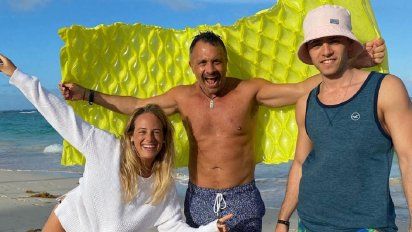 Sergio Lapegüe emocionado por seguir vacacionando con sus hijos