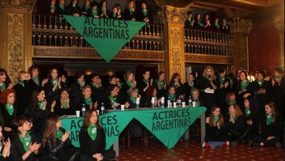 Actrices Argentinas protestaron contra la prisión domiciliaria de Rodrigo Eguillor
