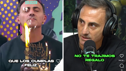 La reacción de Diego Latorre cuando Yanina Latorre lo sorprendió en vivo por su cumpleaños