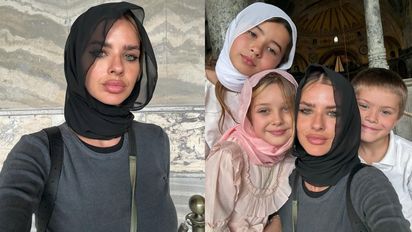 Así fue el día de la China Suárez con sus hijos de turista por Estambul