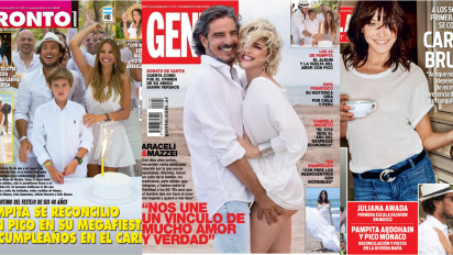 Mazzei, Araceli y una mano indiscreta; Pampita en México, y las tapas de la semana