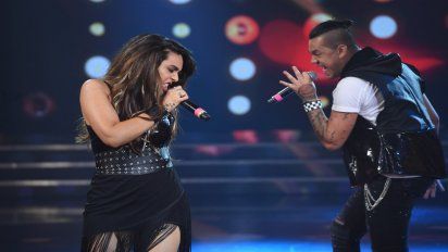 Brian Lanzelotta y Ángela Leiva la rompieron en El Cantando