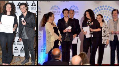 Pablo Codevilla premiado por 50 años de carrera: sus hijos recibieron medalla