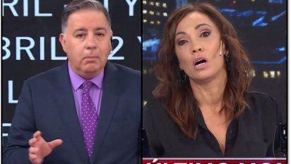 Escandalosa pelea a los gritos en Intratables entre Doman y Ernestina Pais: 