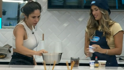 Romina y Julieta en la cocina de Gran Hermano