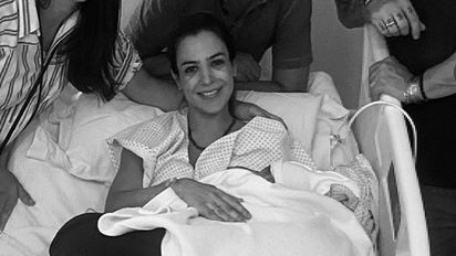 Agustina Cherri mostró el rostro de Bono, su hijo recién nacido