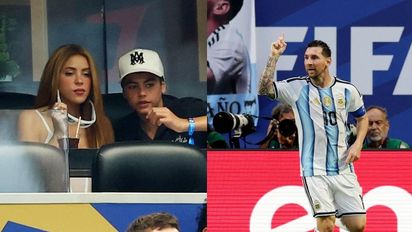 Shakira y sus hijos, hinchas de la Selección Argentina en Miami