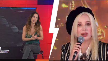 Así recibieron Moria Casán y Nacha Guevara a Lourdes Sánchez en el Cantando