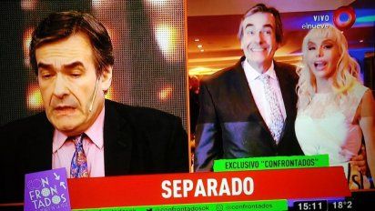 Ricardo García, desconsolado al aire; separado y durmiendo en un Depto en Mataderos: 