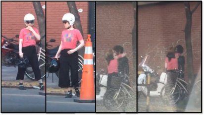 El video de Agustina Kämpfer y su novio a los besos en la calle: ¿se viene el compromiso?