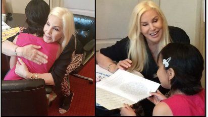 Susana le cumplió el sueño a la nena con cáncer que conmueve en las redes: pasaron una tarde a pura emoción