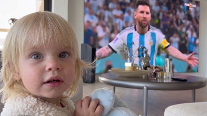 Milenka, la hija de Marley, reconoce a Lionel Messi y su reacción se viraliza
