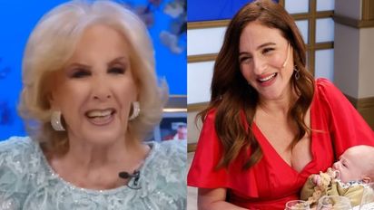 Carolina Amoroso presentó a su hijo, Vicente, en el programa de Mirtha Legrand: el video