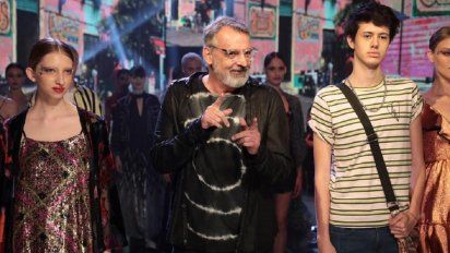 El hijo de Guillermina Valdés, Dante Ortega, debutó como modelo