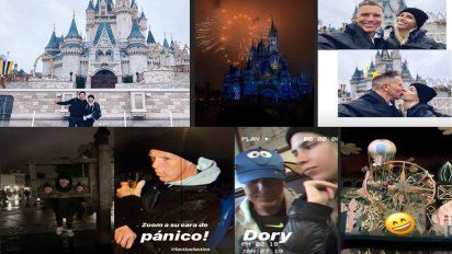 ¡Nada de niños! El álbum de fotos de Alejandro Fantino en Disney con su novia