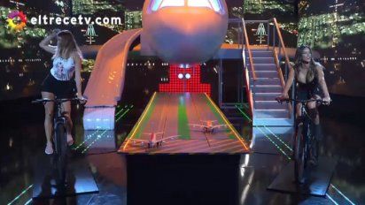 Mica Viciconte y Celeste Muriega se enfrentaron en Bienvenidos a bordo