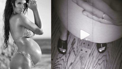 El emotivo baile de Eva de Dominici con su panza de 8 meses de gestación