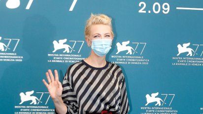Cate Blanchett, presidenta del jurado del Festival de Venecia se realizó bajó el protocolo por coronavirus