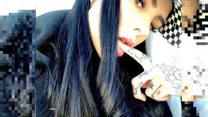 Cande Tinelli se tatuó a Hello Kitty en una parte inesperada de su cuerpo