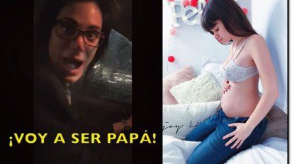 Crease o no Felipe Pettinato se convertirá en papá y lo anunció a los gritos en un video