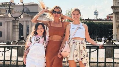 Nicole Neumann mostró el regalo que le hicieron sus dos hijas menores