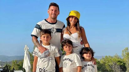 Mateo, el hijo de Lionel Messi y Antonela Roccuzzo, eligió una temática muy particular para su cumpleaños