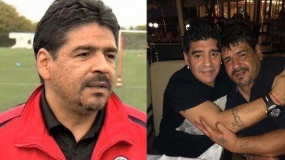 El hermano de Diego, Hugo Maradona se lamentó porque no tuvo el tiempo suficiente para poder viajar y despedirlo.