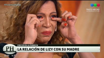 Lizy Tagliani se emocionó al recordar a su mamá