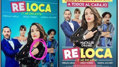 Censuran el fuck you de Natalia Oreiro en el afiche de la película 