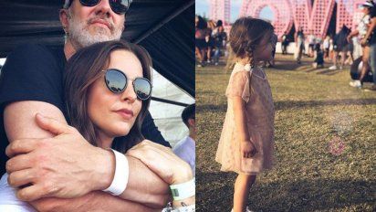 La foto de Helena, la hija de Andy Kusnetzoff, en el Lollapalooza