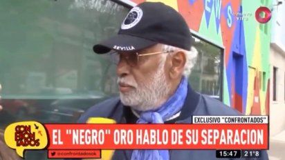 El Negro Oro confirmó su separación: 