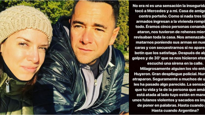 Asalto violento a Mercedes Funes y a su novio: 